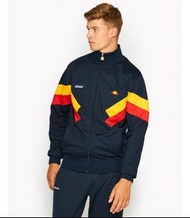 超好看！Ellesse 男士運動拉鍊立領針織衛衣長袖夾克外套 舒適運動裝 Navy/ Black Zip Sweatshirt Bomber Jacket comfortable sportswear