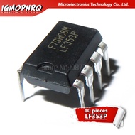 10ชิ้น LF353P DIP8 TI JFET-INPUT ตัวขยายเสียงแบบคู่ LF353 DIP วงจรรวม