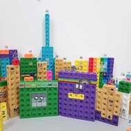kids toys number blocks Cube building blocks are used to numberblocks digital block cartoons 1-20-30