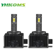 YHKOMS Mini D1S D1R D2S D2R D3S D3R D4S D4R D5S D8S D5R D8R Canbus LED Car Headlight 25000LM 1:1 Des