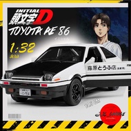 🚗🇯🇵 เหล็ก Toyota Corolla AE 86 เริ่มต้น D 1/32 [มีฐาน + กล่อง] Toyota Toy รถรุ่น