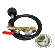 North American QCC Interface Connection Gas Cylinder Conversion Head Tube One Pound to 20 Pound Gas 