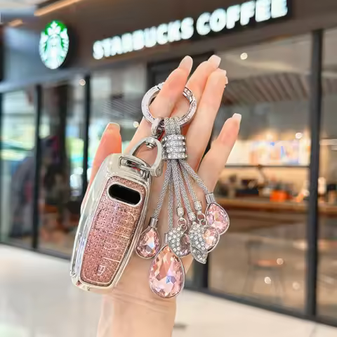 Car NEW Fashion for Audi Q8 RS A6 C8 S6 RS6 A7 S7 RS7 A3 8Y A8 D5 4N RS E-tron GT Q4 Q7 4M Key Case 