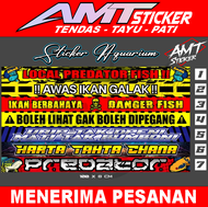 Stiker Aquarium - Ukuran 100x8 cm - Bisa Request