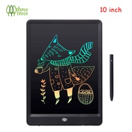 threetees 10 inch LCD Rechargeable Writing Tablet Built in Colorful Screen Writing Board Doodle Pads Drawing Board Rechargeable Toy Gifts for 3+ 4 5 6 7 8 Years Old Girls Boys