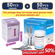 Blood Sugar meter test strips Blood Glucose Meter KH-100 Work test 50 Pcs test strips and Lancets