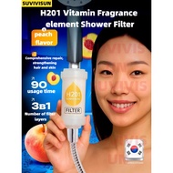 H201 Vitamin Fragrance element Shower Filter Shower Head Filter purifier Scented Bathing Anti-scalin