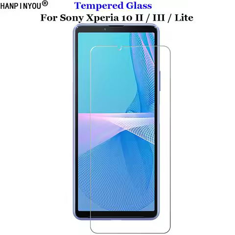 For Sony Xperia 10 V IV II III Lite Clear Tempered Glass 9H 2.5D Premium Screen Protector Protection