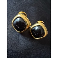Joan Rivers Black Earrings