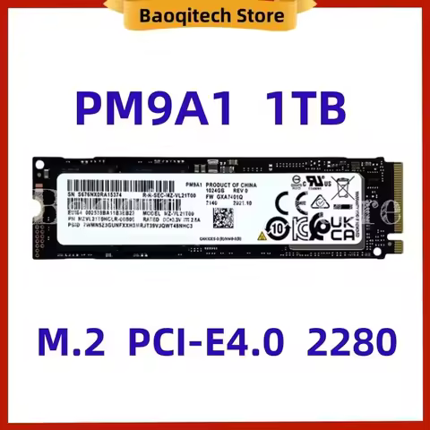 NEW PM9A1 1TB 512GB 2280 NVME PCIE4.0 M.2 1024GB Computer M.2 SSD Solid State Drive FOR Samsung