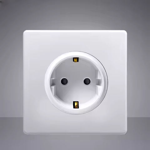 Retro Switch 1-4 Gang 2 Way White PC Matte Panel Wall Light Brass Lever Toggle Switch Single Dual Co