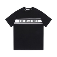 DIOR1970 Men Women Style Letter Print Pattern Casual T-Shirt Men