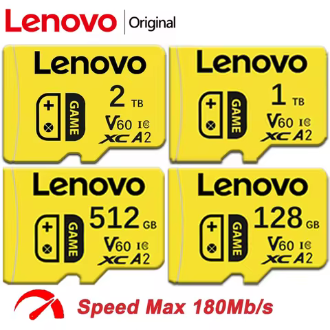 2025 NEW Lenovo 2TB 512GB 128GB Android MicroSD Card A1 App Performance Boost for Samsung/Galaxy - 1