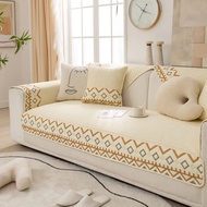 Bắc Âu dày bọc ghế sofa bằng vải bông cho phòng khách trái tim lót đệm sofa slipcovers chống trượt p