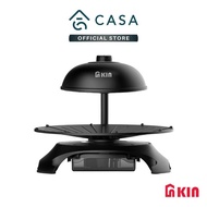 KIN Smokeless BBQ Grill | KSB1500B | 99.9% Smokeless Grill | 360° Rotatable Grill Pan | 120° Swivel 