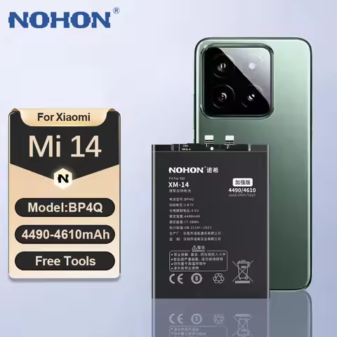 NOHON BP4Q BP4D BP45 Phone Battery for Xiaomi Mi 14 13 12 Pro 11 Ultra 10 9 CC9 12X 12S 10S Mi9 Batt