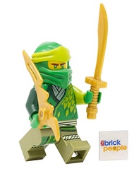 LEGO Ninjago Core: Green Ninja Lloyd Garmadon with Dual Weapons