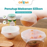 4pcs BPA FREE Silicone Food Cover - Square Silicone Food BPA FREE