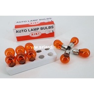 1pcs 12V 24V  S25 1156 BAU15S P21W 12V 21W Amber Bulb For Universal Car / Van / Motor