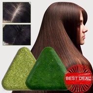 Platycladus Leaf Usman Grass Shampoo Soap Pure Natural Soap Herbal Care Roots Hair Strengthens C4a3