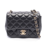 【二手】香奈兒 CHANEL 迷你絎縫肩背包 A35200 黑色羊皮（綿羊皮）迷你絎縫鏈條肩背包 女士 全新未使用