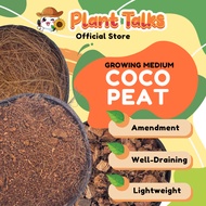 Plant Talks Cocopeat Block 10L / Cocopeat Brick / Coco Fibre / Coco Peat / Perlite / Pine Bark / Coc