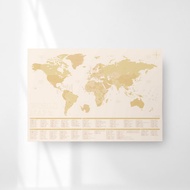 世界地圖海報-為環遊世界的夢想出發