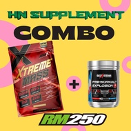 COMBO [MMX XTREME MASS 4kg + MuscleTech SixStar Pre Workout]