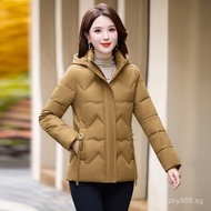 Fashionable Women's Slimming Cotton Jacket 2025 Winter New Stylish Slimming Petite Stand Collar Cott