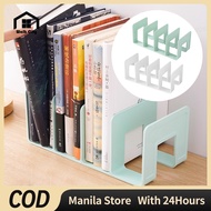 4 Grid Holder Desk Bookshelf Sturdy Simple Multi-Grid Desktop Book Stand For Book Cd Magazine File