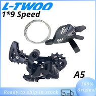 LTWOO A5 1X9 9 Speed Derailleurs Trigger Groupset 9s 9v Shifter Lever 9 Speed Rear Derailleur switch
