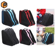 prettyia Roller Skate Bag Ice Skate Bag Large Capacity Roller Skate Carrier Skating Shoes Storage Ba