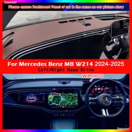 For Mercedes Benz E-Class W214 MB E220 E200 E450 2024 2025 With HUD Leather Dashmat Automobile Dashb