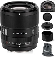 VILTROX 85mm F2.0 EVO FE Full Frame Lens for Sony E, Auto Focus Medium Telephoto Prime Lens for Sony