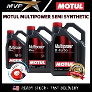 Motul Multipower Plus Semi Synthetic Petrol Diesel Engine Oil 0w20 / 5w30 / 10w40 / 15w40 / 10w30