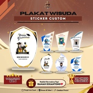 Custom Acrylic Graduation Sticker Plaque 3mm Thick Gift | Award | GIFT | Award
