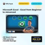 [COURSE] Microsoft Excel - Excel from Beginner to Advanced