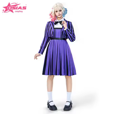 OSIAS Enid Sinclair Cosplay Costume Set Enid Sinclair wig Enid Sinclair shoes