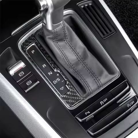 Audi A4 Cover B8 Carbon Fiber Console Gearbox Sequin Cover Embellishing Stand Decoration Adhesive St