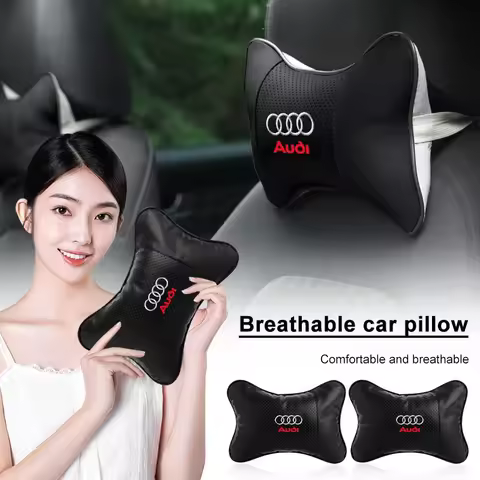 For Audi C7 C6 C5 B5 B6 B7 B8 B9 D3 Q3 Q5 Q7 TT A1 A3 A4 A5 A6 A7 Car Neck Pillows Car Headrest Cush