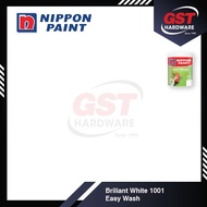 Nippon Paint 18L Easy Wash Brilliant White Paint Wall 1001 Cat Putih Murah Cat Rumah Nippon Paint Ca