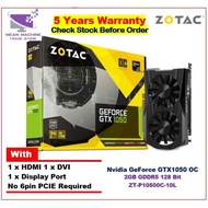 #Zotac Nvidia GeForce GTX1050 OC 2GB GDDR5 GPU ( ZT-P10500C-10L ) #
