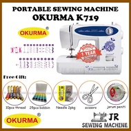 OKURMA K719 PORTABLE SEWING MACHINE / Mesin jahit portable / K819 / K919 / mesin jahit murah quality 🔥 [ READY STOCK ]🔥