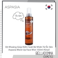 Xịt Khoáng Giúp Kiểm Soát Bã Nhờn Từ Ốc Sên Aspasia Moist Up Face Mist 150ml #Snail
