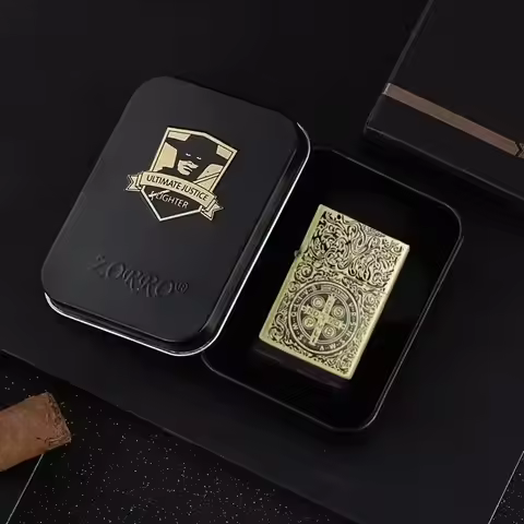 ZORRO versized Kerosene Lighter Metal Personality Constantine Creative Heavy Armor Gift