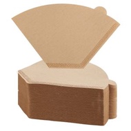 【100片】咖啡濾紙 扇形滴漏式 手動沖咖啡濾紙濾杯 一次性咖啡濾紙 梯形咖啡濾紙 扇形過濾紙 手動沖泡咖啡 手動滴漏濾杯紙 用於滴濾和瀝乾咖啡機