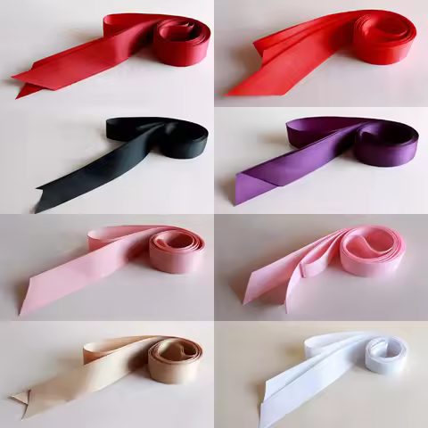Purple Brown Red Pink 270cm Ribbon Bridesmaid Wedding Belt/Bridal Sash/Evening Dress 4cm Satin Ribbo