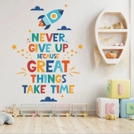 Wall Sticker Wall Quote Children planet Poster Sticker Home Decoration Kids Quote