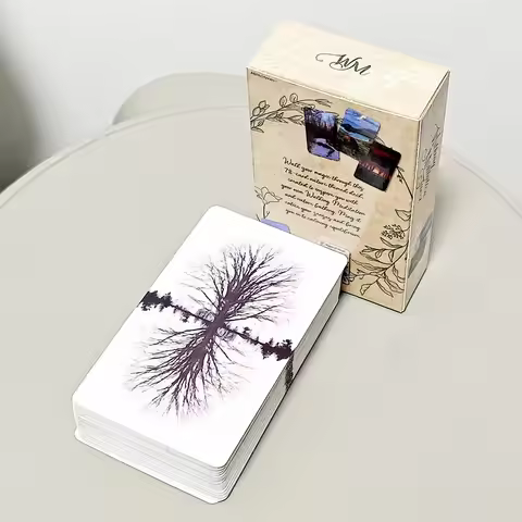 10.3*6cm Walking Meditation Tarot 78 Pcs RWS-based Tarot Cards Connects To The Natural Elements of E