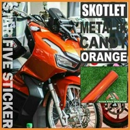 Metallic Candy Orange Copper Scotlite Sticker